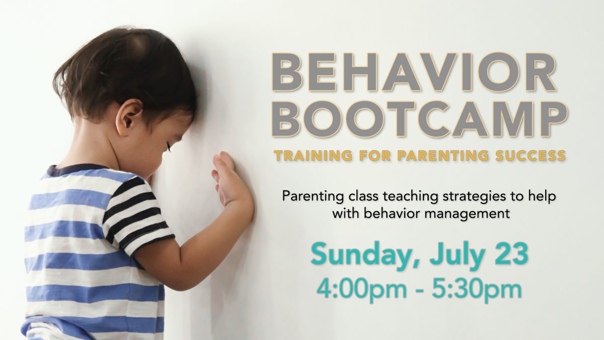 Behavior Bootcamp Parenting Class